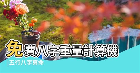 生日 五行 屬性|免費線上八字計算機｜八字重量查詢、五行八字算